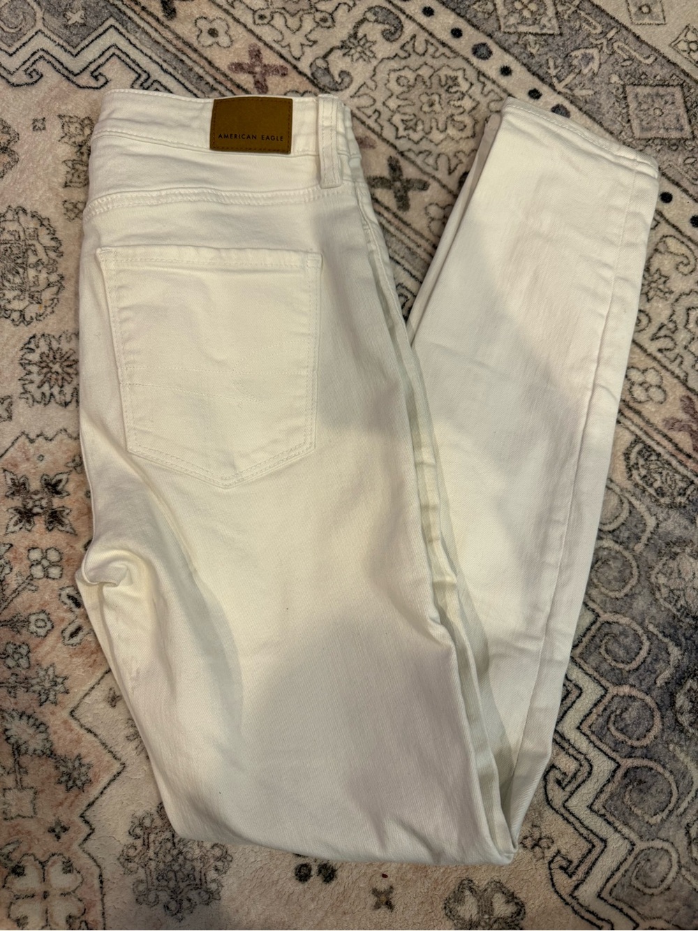 American Eagle Outfitters White Skinny Jeans - Clean White Stretch